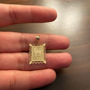 14K GOLD ARIES PENDANT